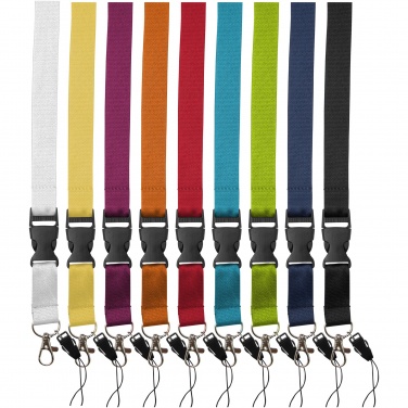 Logotrade promotional giveaway image of: Sagan phone holder lanyard with detachable buckle