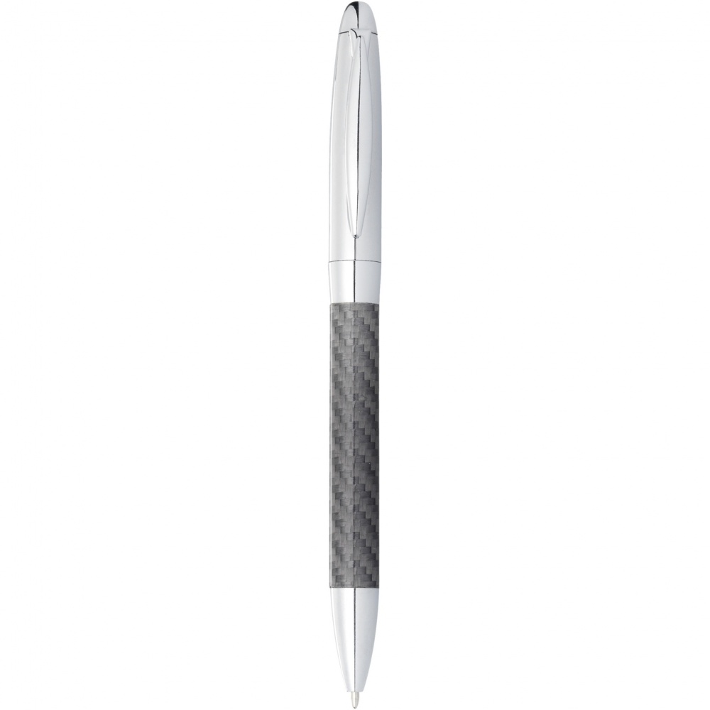 Logo trade advertising products picture of: Winona ballpoint pen with carbon fibre details