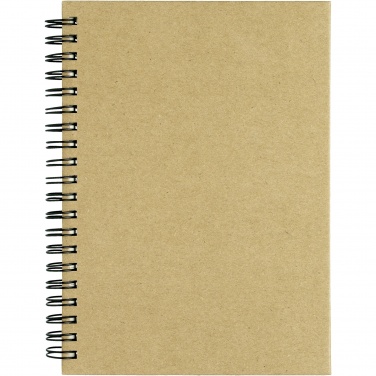 Logo trade promotional merchandise picture of: Mendel recycled notebook