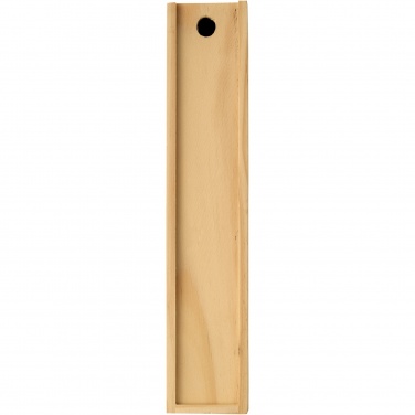 Logo trade promotional item photo of: Pines 12-piece wooden pencil set