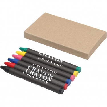 Logotrade promotional merchandise image of: Ayo 6-piece coloured crayon set
