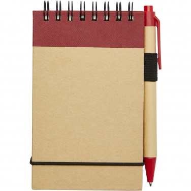 Logotrade corporate gift picture of: Zuse A7 recycled jotter notepad with pen