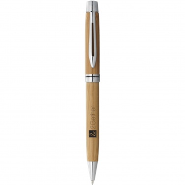 Logo trade promotional merchandise photo of: Jakarta bamboo ballpoint pen