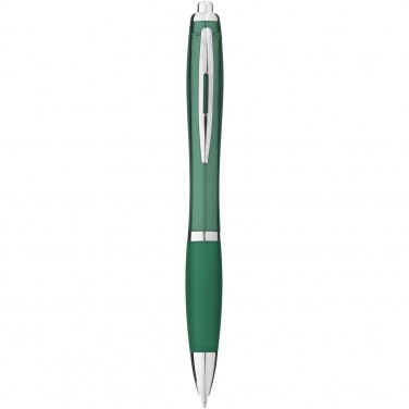 Logo trade promotional products picture of: Nash ballpoint pen with coloured barrel and grip