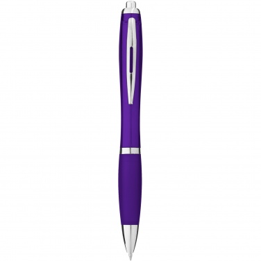 Logotrade promotional merchandise picture of: Nash ballpoint pen with coloured barrel and grip