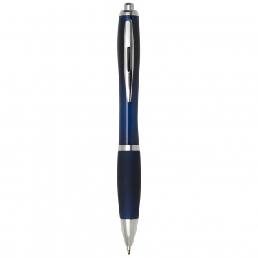 Logotrade promotional product picture of: Nash ballpoint pen with coloured barrel and grip