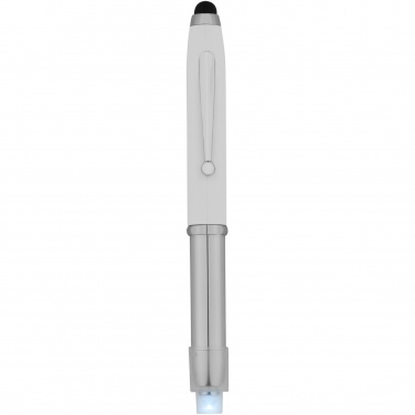 Logo trade advertising products picture of: Xenon stylus ballpoint pen with LED light
