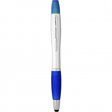 Logo trade business gifts image of: Nash stylus ballpoint pen and highlighter
