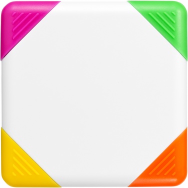 Logotrade corporate gifts photo of: Trafalgar square-shaped 4-colour highlighter