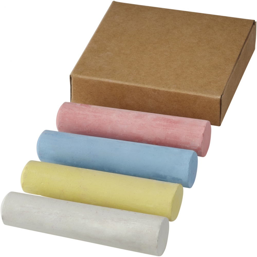 Logotrade promotional item picture of: Screech 4-piece chalk set