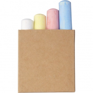 Logo trade promotional gifts picture of: Screech 4-piece chalk set