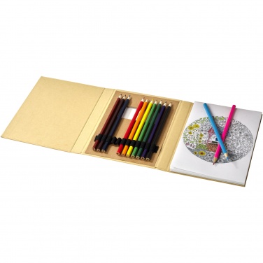 Logotrade promotional item picture of: Pablo colouring set with drawing paper