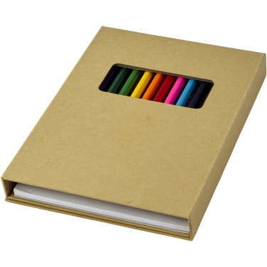 Logotrade promotional gifts photo of: Pablo colouring set with drawing paper