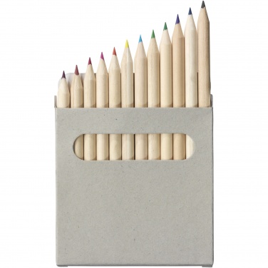 Logotrade promotional product picture of: Tallin 12-piece coloured pencil set