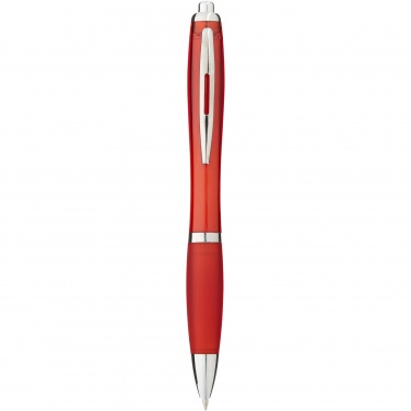 Logo trade advertising products picture of: Nash ballpoint pen coloured barrel and grip