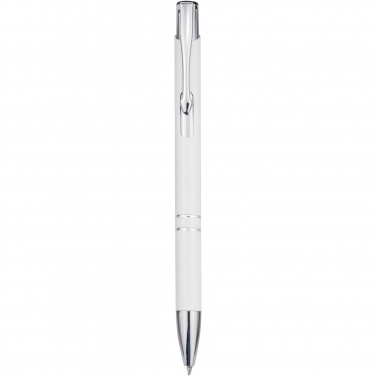 Logotrade corporate gift image of: Moneta aluminium click ballpoint pen (blue ink)