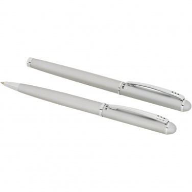 Logo trade promotional giveaways picture of: Andante duo pen gift set