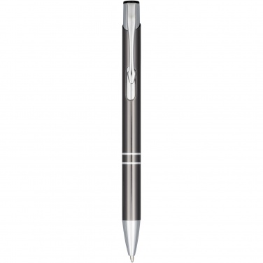 Logo trade promotional items picture of: Moneta anodized aluminium click ballpoint pen