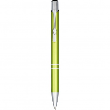 Logo trade advertising products image of: Moneta anodized aluminium click ballpoint pen