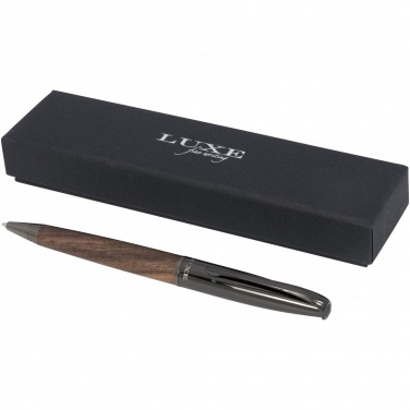 Logo trade promotional merchandise picture of: Loure wood barrel ballpoint pen