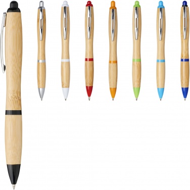 Logotrade promotional giveaway image of: Nash bamboo ballpoint pen