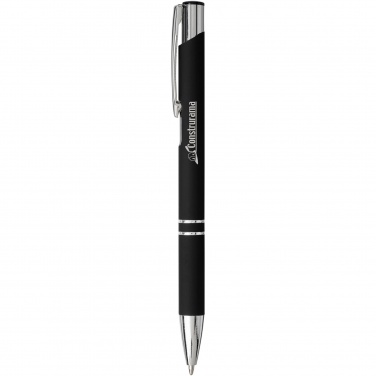 Logotrade promotional item picture of: Moneta soft touch ballpoint pen