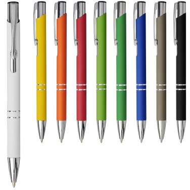Logotrade business gift image of: Moneta soft touch ballpoint pen