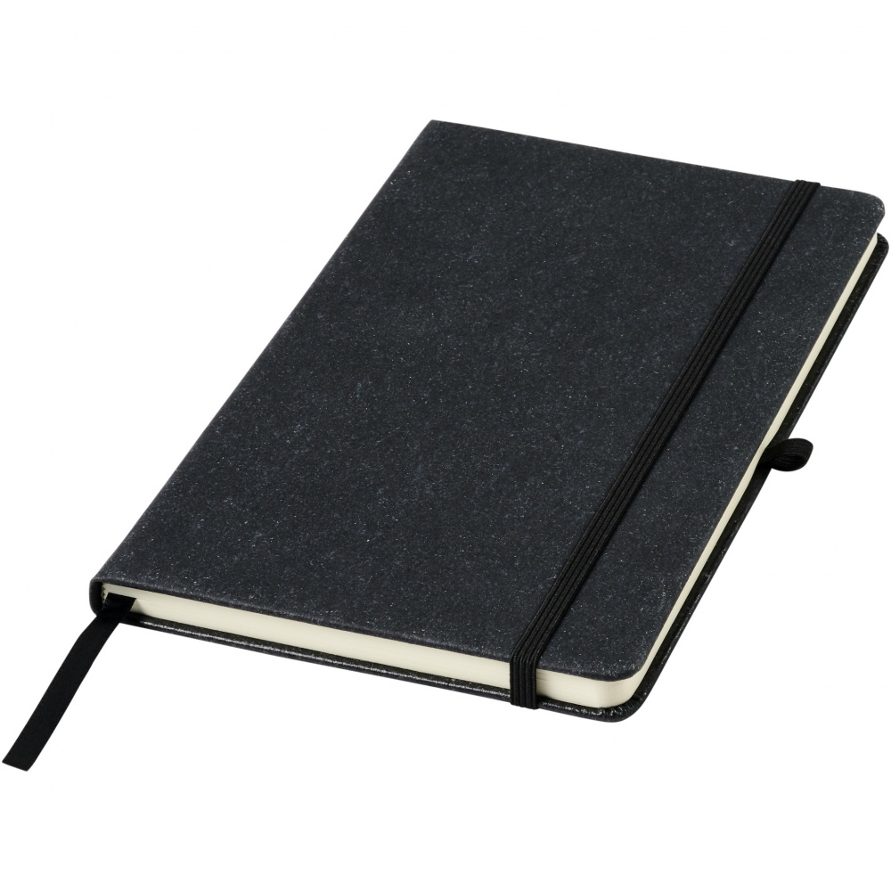 Logo trade promotional merchandise photo of: Atlana leather pieces notebook