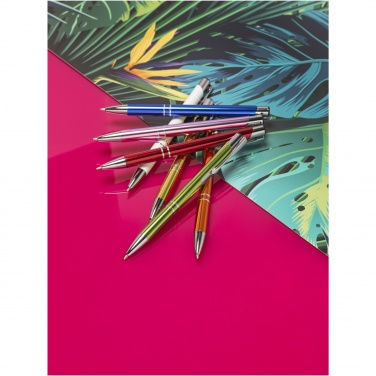 Logo trade advertising product photo of: Moneta anodized aluminium click ballpoint pen
