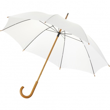 Logotrade promotional giveaway image of: Jova 23" umbrella with wooden shaft and handle