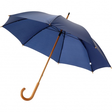Logo trade promotional gifts picture of: Jova 23" umbrella with wooden shaft and handle