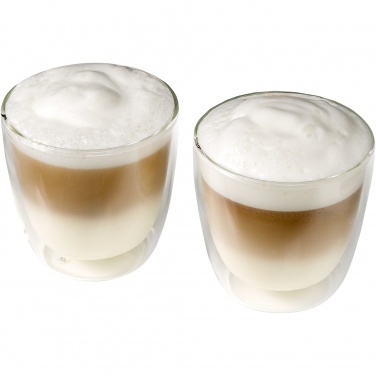 Logo trade corporate gifts picture of: Boda 2-piece glass coffee cup set