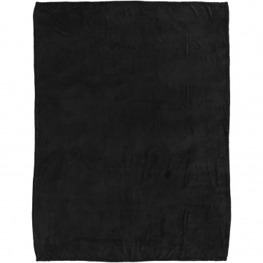 Logo trade advertising products image of: Bay extra soft coral fleece plaid blanket