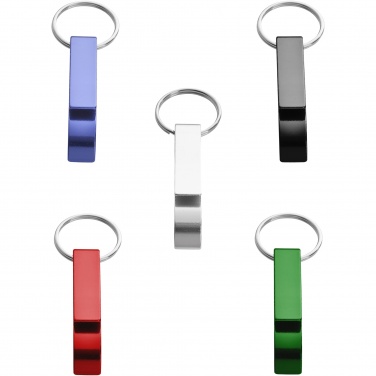 Logo trade corporate gifts image of: Tao bottle and can opener keychain