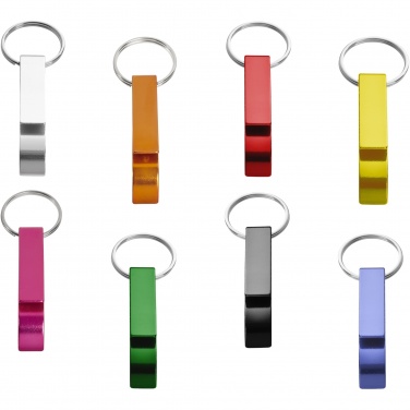 Logo trade promotional giveaways picture of: Tao bottle and can opener keychain