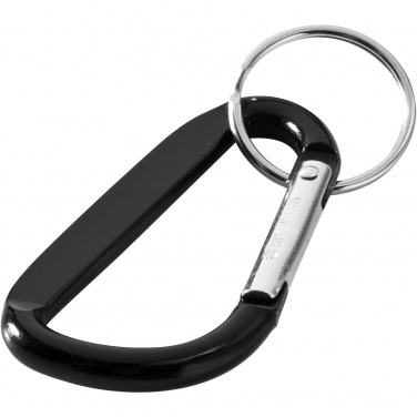 Logo trade promotional item photo of: Timor carabiner keychain