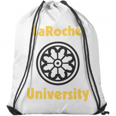 Logo trade business gifts image of: Oriole premium drawstring bag 5L