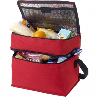 Logotrade promotional gift picture of: Oslo 2-zippered compartments cooler bag 13L