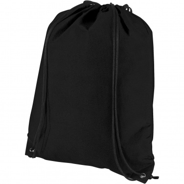 Logo trade promotional merchandise image of: Evergreen non-woven drawstring bag 5L