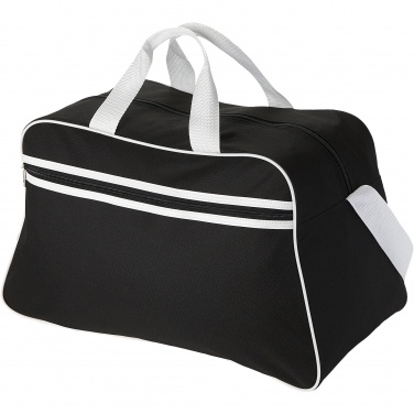 Logotrade promotional products photo of: San Jose 2-stripe sports duffel bag 30L