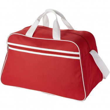 Logotrade business gifts photo of: San Jose 2-stripe sports duffel bag 30L