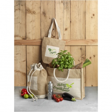 Logo trade business gifts image of: Goa jute sailor duffel bag 16L