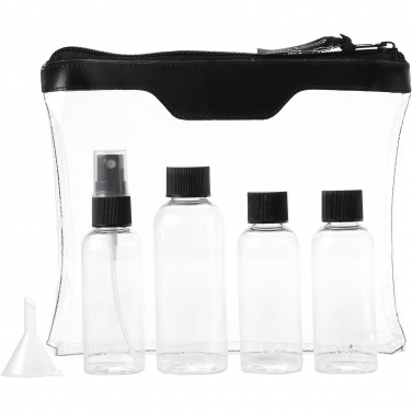 Logo trade business gifts image of: Munich airline approved travel bottle set