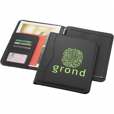 Logo trade business gift photo of: Ebony A4 portfolio