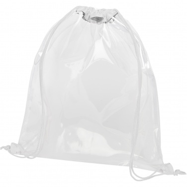 Logo trade promotional merchandise photo of: Lancaster transparent drawstring bag 5L