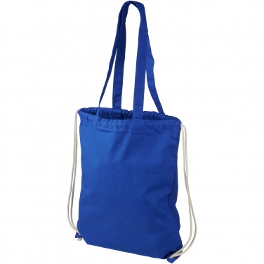 Logo trade promotional products picture of: Eliza 240 g/m² cotton drawstring bag 6L