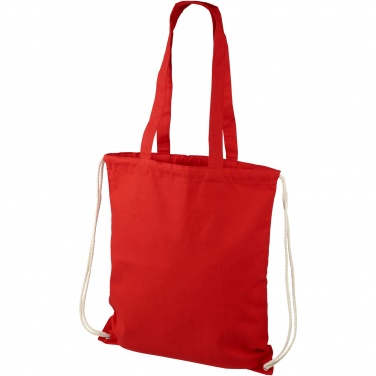 Logo trade promotional items image of: Eliza 240 g/m² cotton drawstring bag 6L