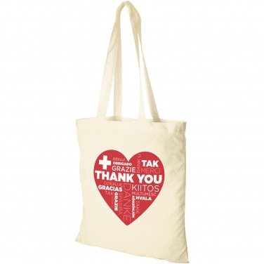 Logo trade promotional giveaways picture of: Peru 180 g/m² cotton tote bag 7L