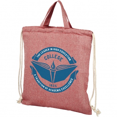 Logotrade business gift image of: Pheebs 150 g/m² recycled drawstring bag 6L