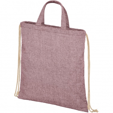 Logo trade business gift photo of: Pheebs 210 g/m² recycled drawstring bag 6L